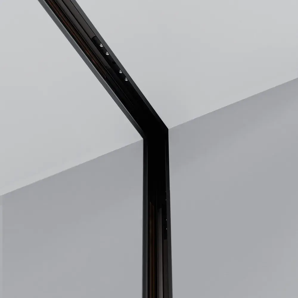 Коннектор Maytoni ACCESSORIES FOR TRACKS EXILITY — магнитные, черный, ракурс 3