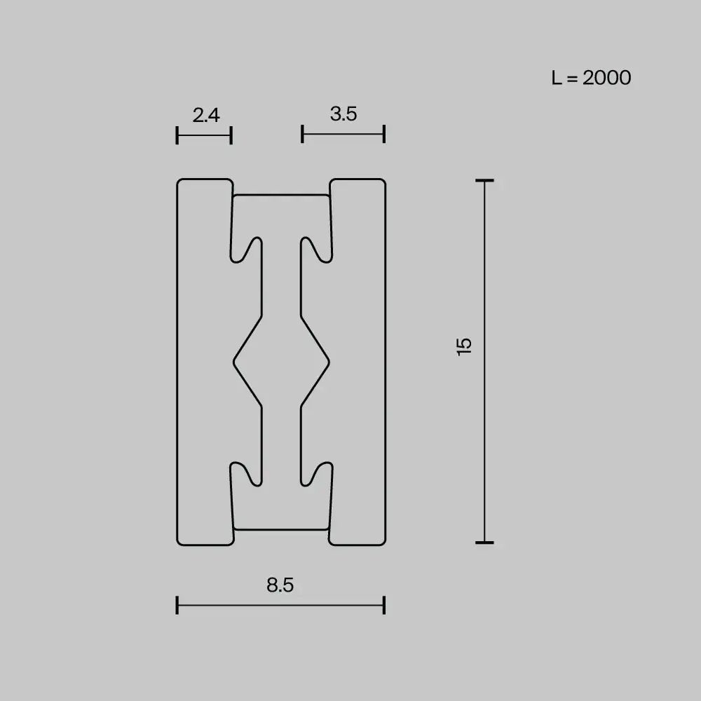 Шинопровод Maytoni BUSBAR TRUNKINGS FLARITY — магнитные, латунь