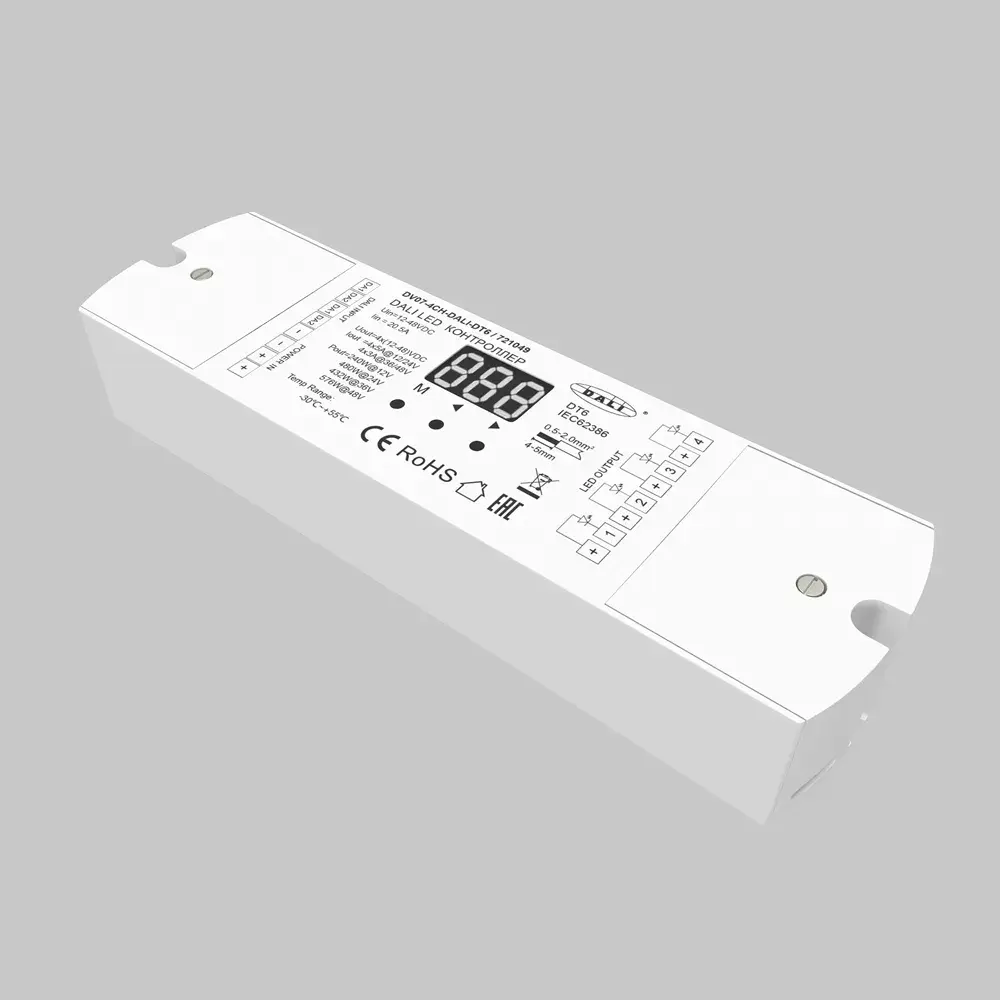Контроллер DALI DT6 4 канала 12-48В 576Вт