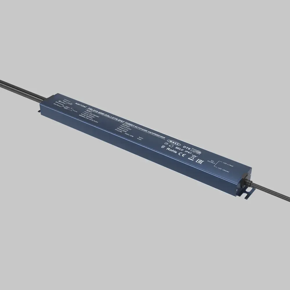 Источник напряжения 24В DALI DT6 60Вт IP 67