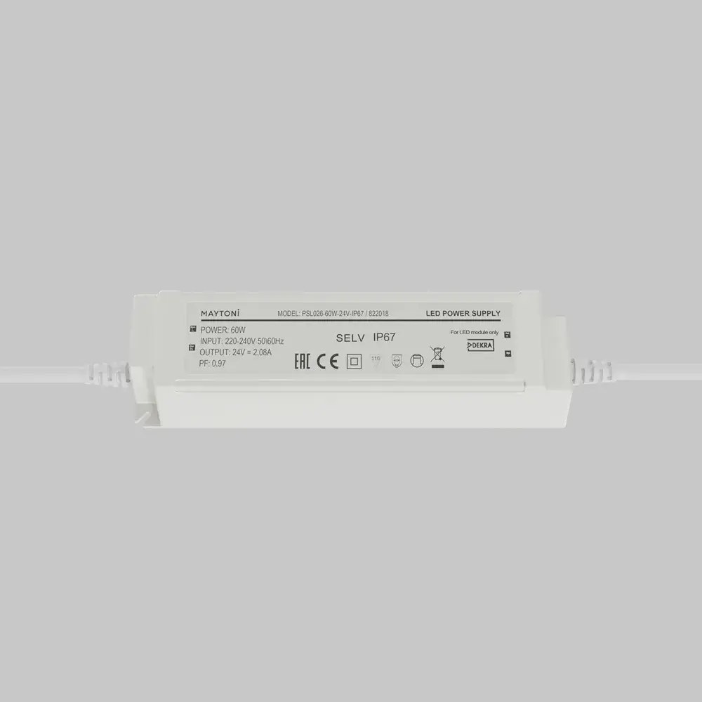 Источник напряжения PSL026 24В 60Вт IP67 822018, ракурс 2