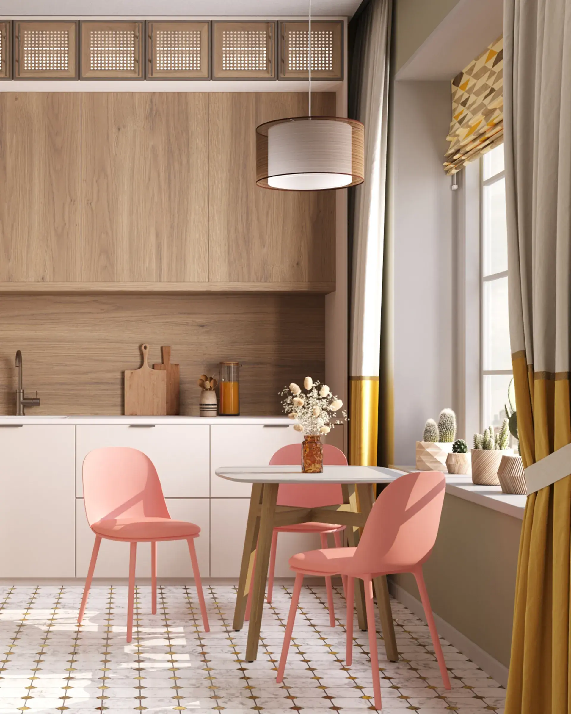 Светильник Moderli V2733-1P ROOM — хром, ракурс 3