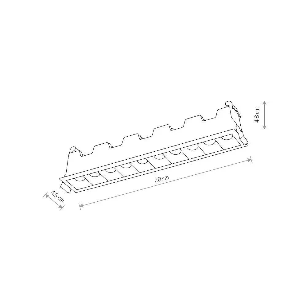 Точечный светильник Nowodvorski 10046 MINI LED — черный