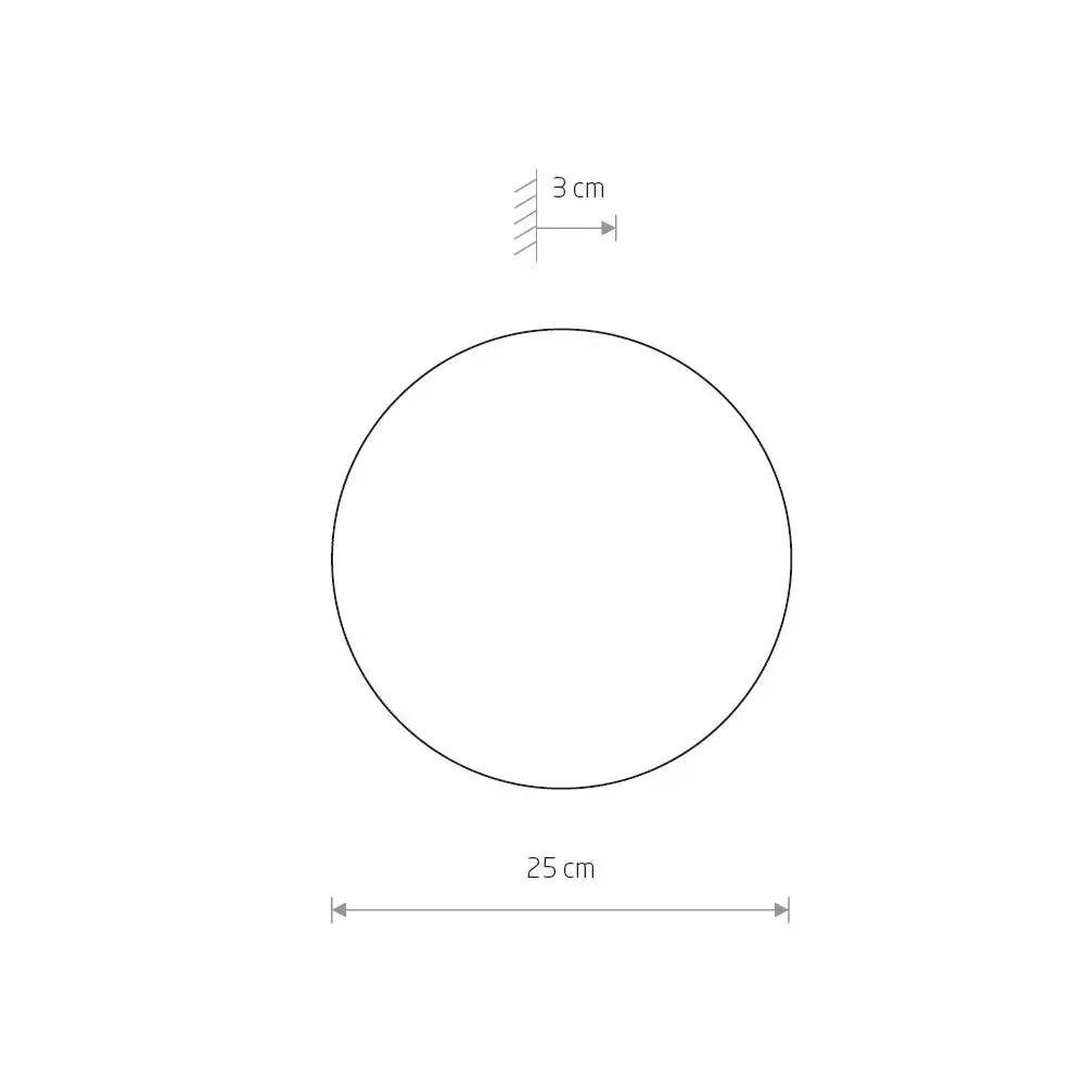 Бра Nowodvorski 7635 RING LED M — черный