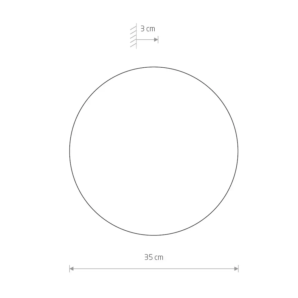 Бра Nowodvorski 7640 RING LED L — белый