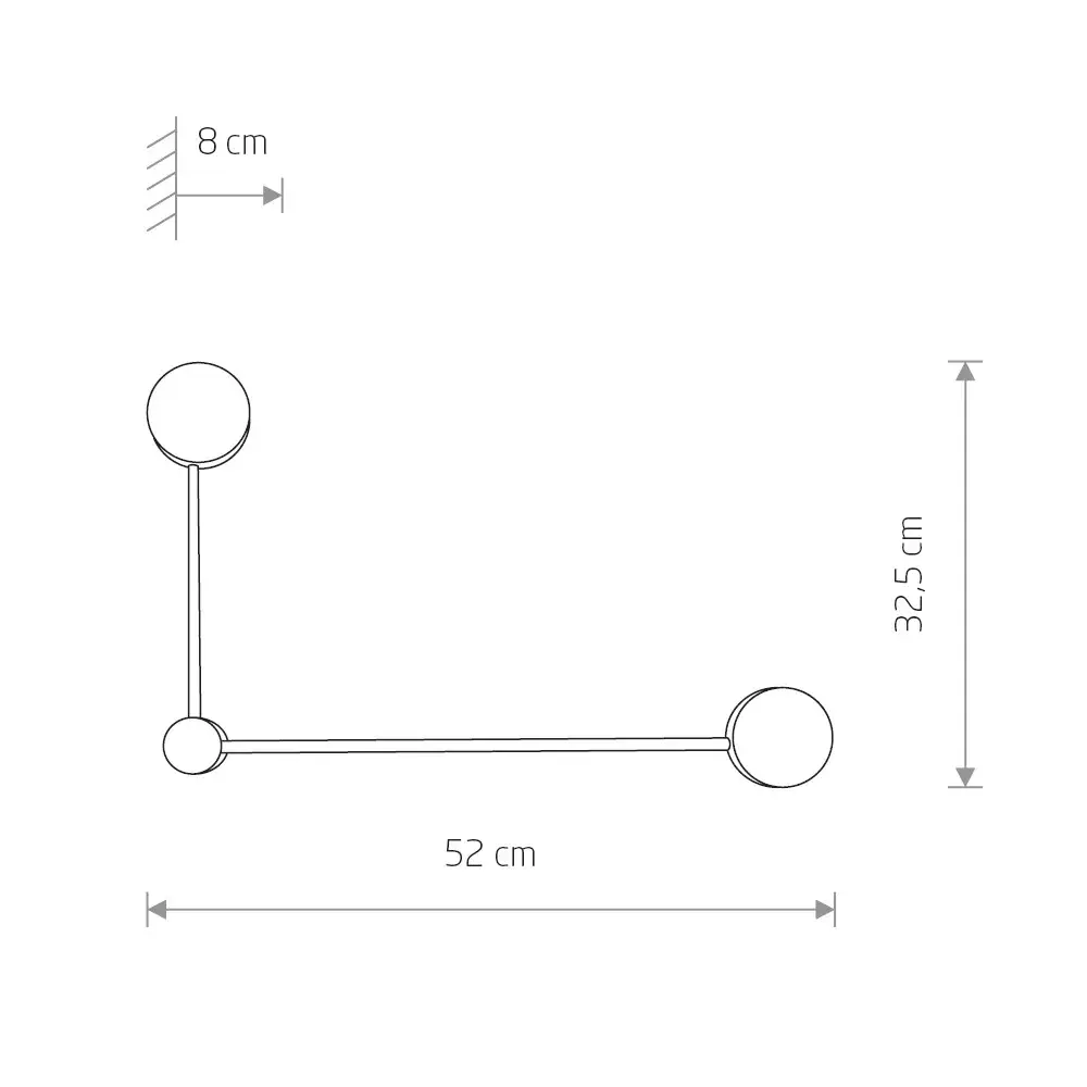 Бра Nowodvorski 7801 ORBIT — белый