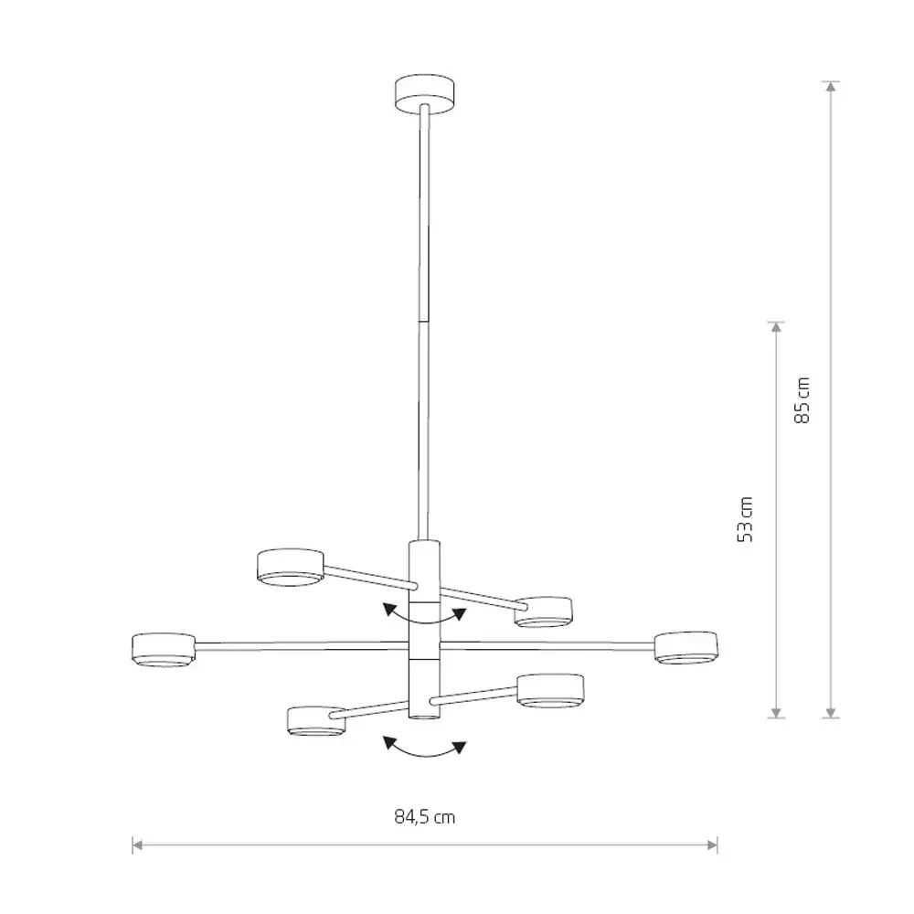 Люстра Nowodvorski 7942 ORBIT — белый