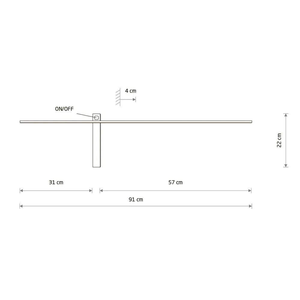 Бра Nowodvorski 8116 IMPULSE LED M — черный