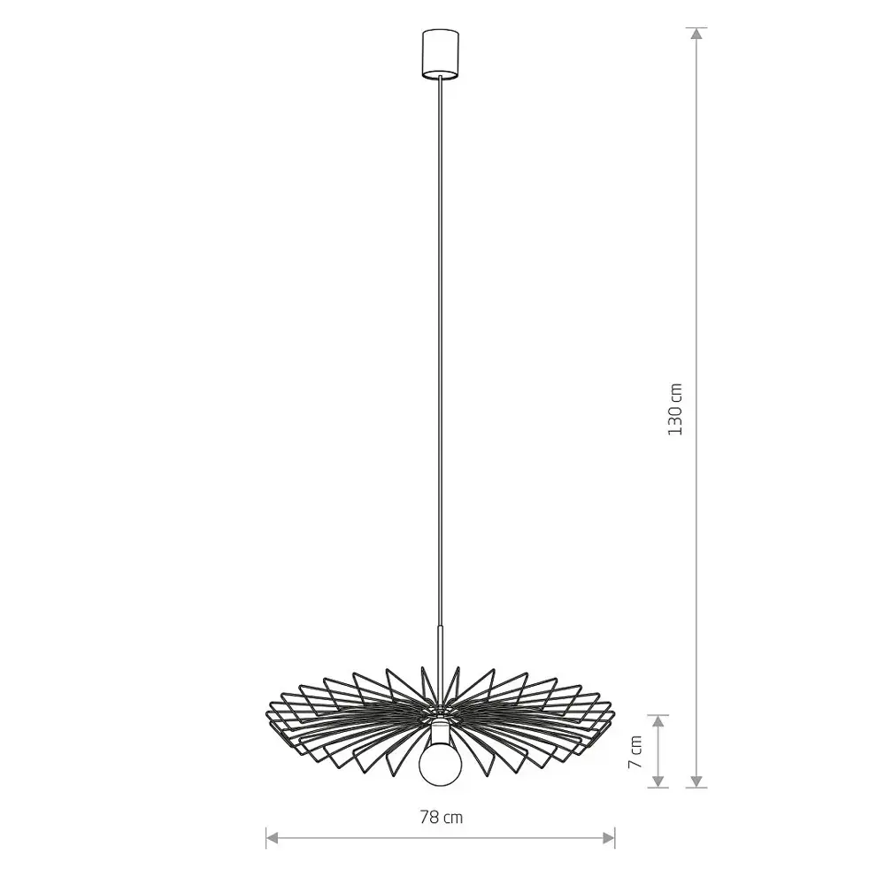 Светильник Nowodvorski 8874 UMBRELLA — черный