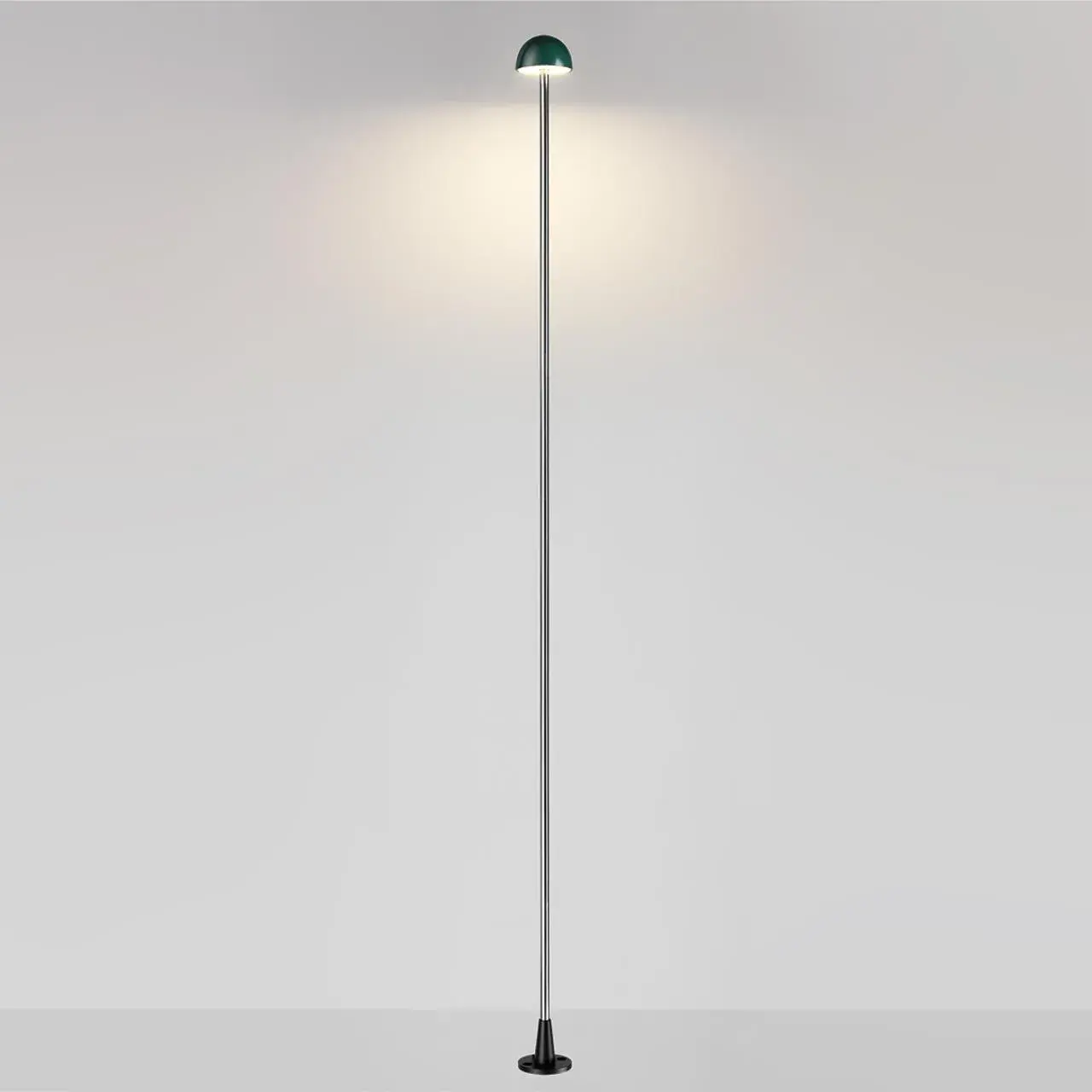 Наземный уличный светильник Odeon Light VERDE, черный матовый корпус и зеленый матовый акрил, ракурс 3