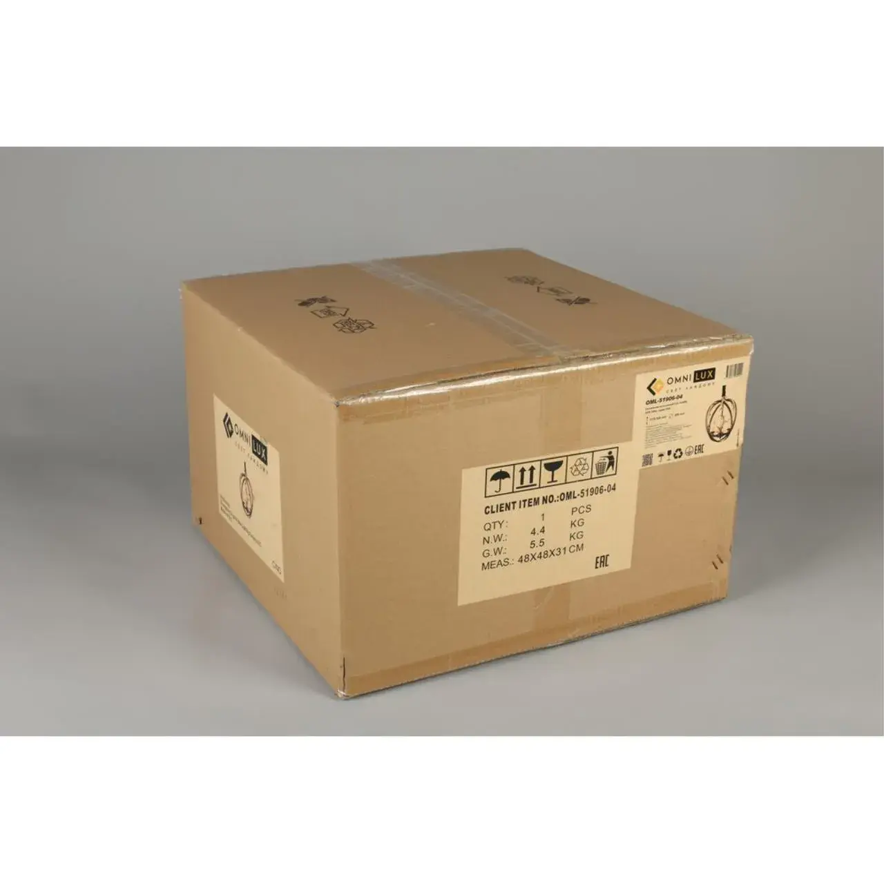 Люстра Omnilux OML-51906-04 LEPORANO — черный