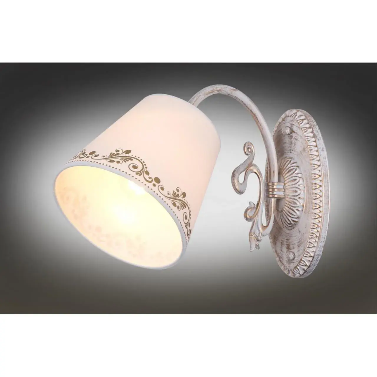 Бра Omnilux OML-53701-01 PRIATU — белое золото, ракурс 2