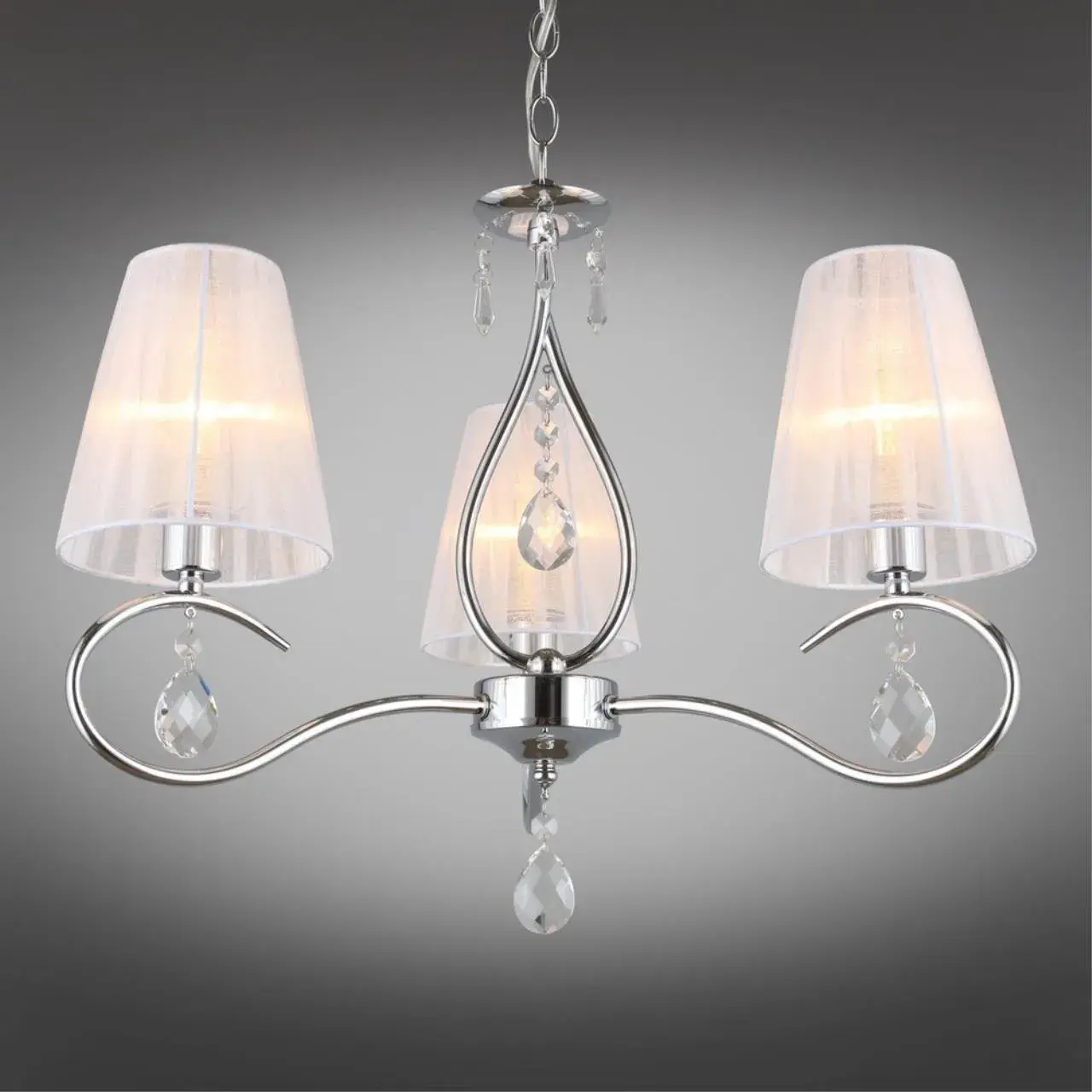 Люстра Omnilux OML-56203-03 MOLINELLA — хром, ракурс 2