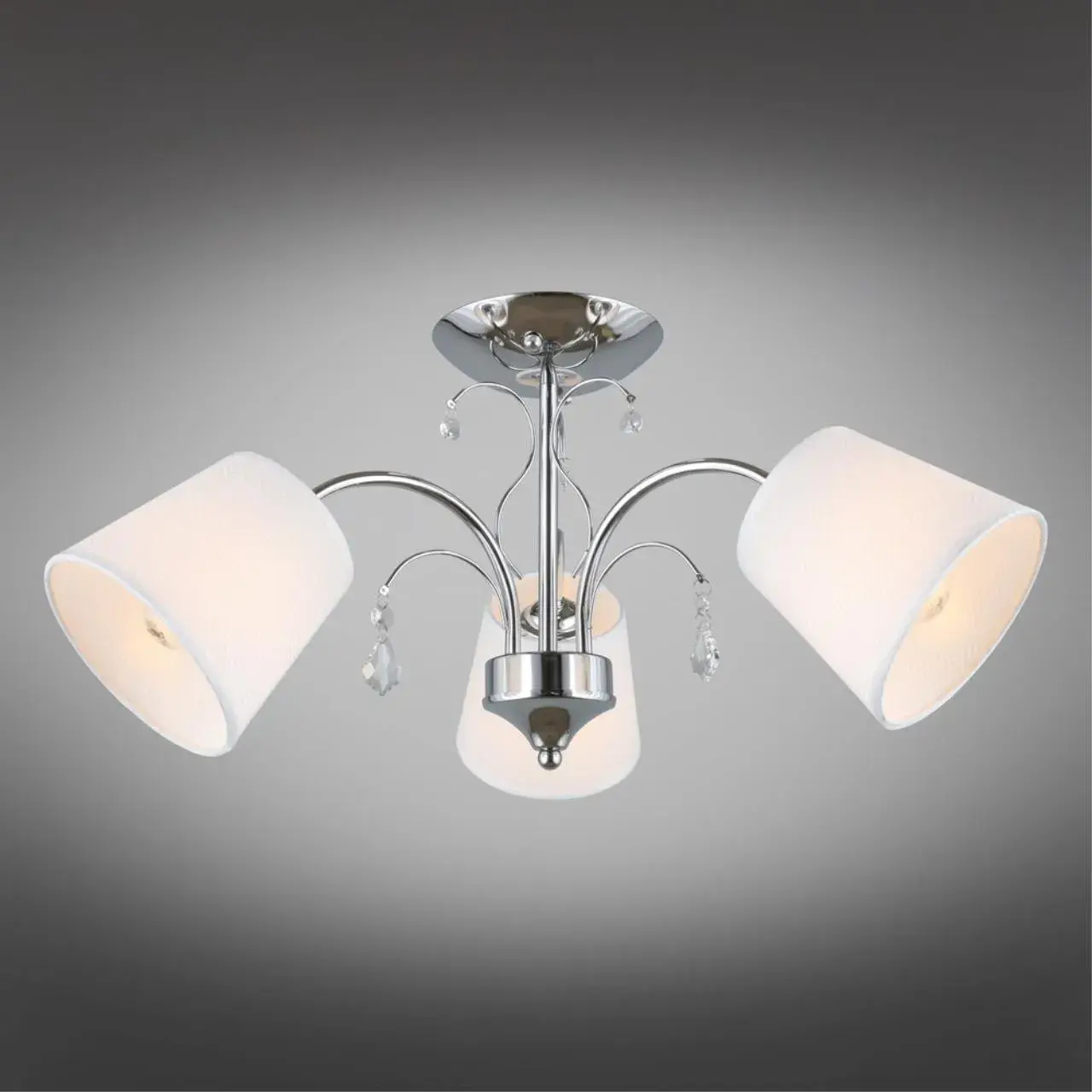 Люстра Omnilux OML-56307-03 NOVELLO — хром, ракурс 2
