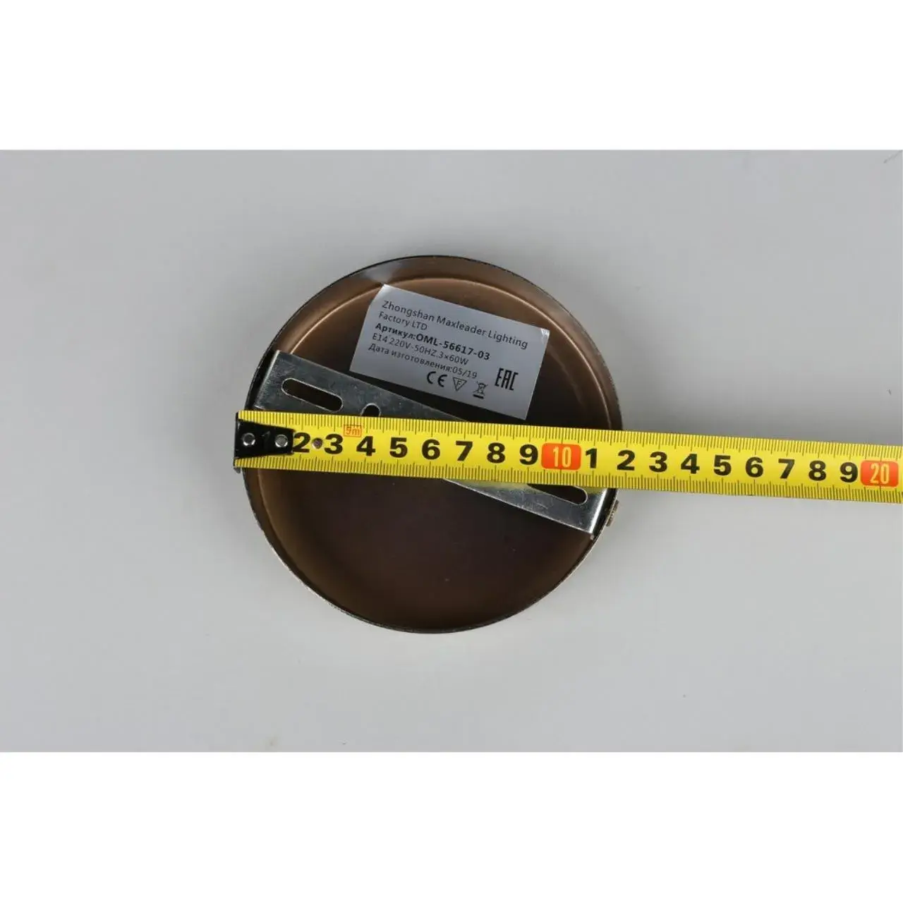 Люстра Omnilux OML-56617-03 CARDILLO — бронза, ракурс 6