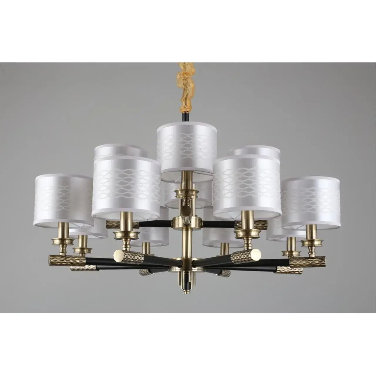 Люстра Omnilux OML-57303-12 ALBINIA — бронза, ракурс 5