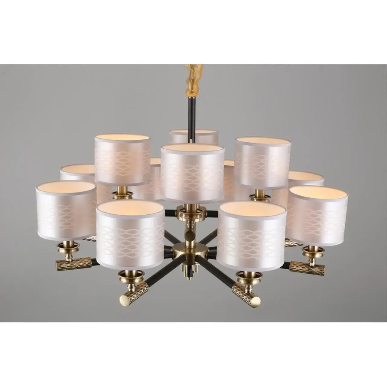 Люстра Omnilux OML-57303-12 ALBINIA — бронза, ракурс 7