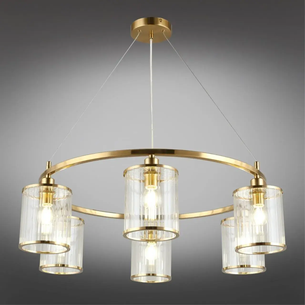 Светильник Omnilux OML-59803-06 LANLOUP — бронза, ракурс 2