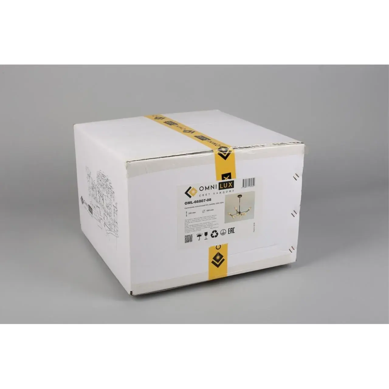 Люстра Omnilux OML-66807-08 ONNO — черный