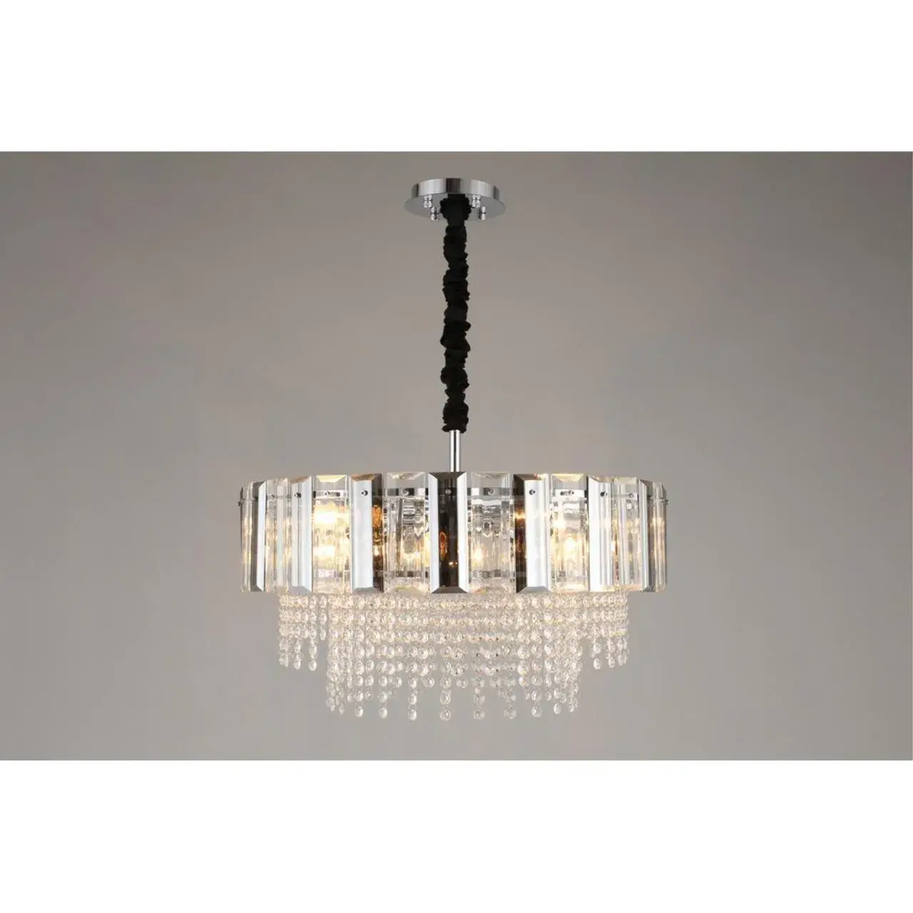 Люстра Omnilux OML-69603-10 OLIVERI — хром, ракурс 3