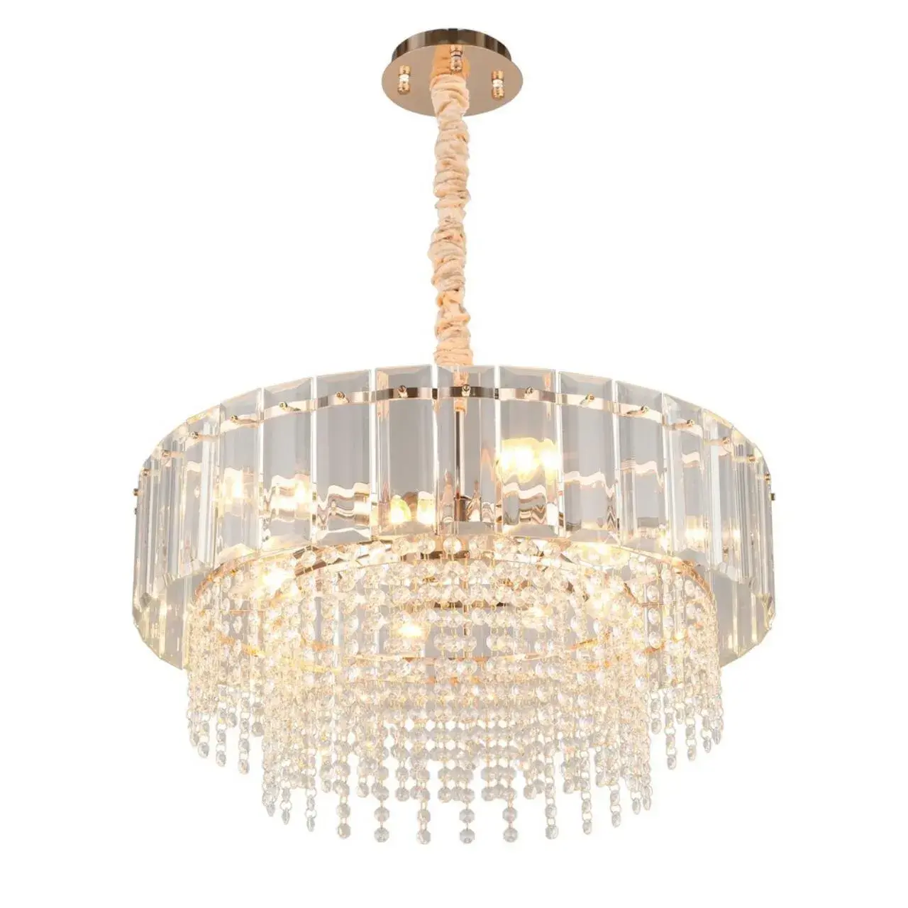 Люстра Omnilux OML-69613-10 OLIVERI — золотой