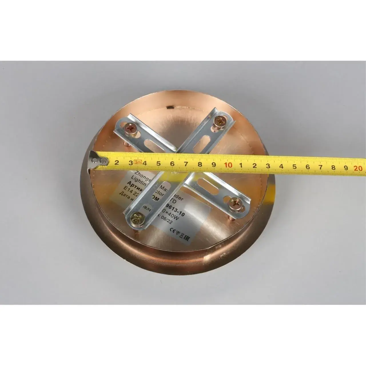 Люстра Omnilux OML-69613-10 OLIVERI — золотой, ракурс 9