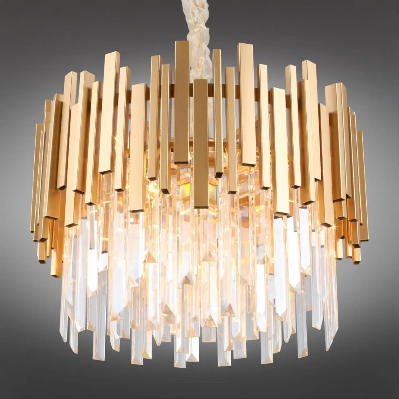 Люстра Omnilux OML-72803-09 CARISIO — золотой, ракурс 2