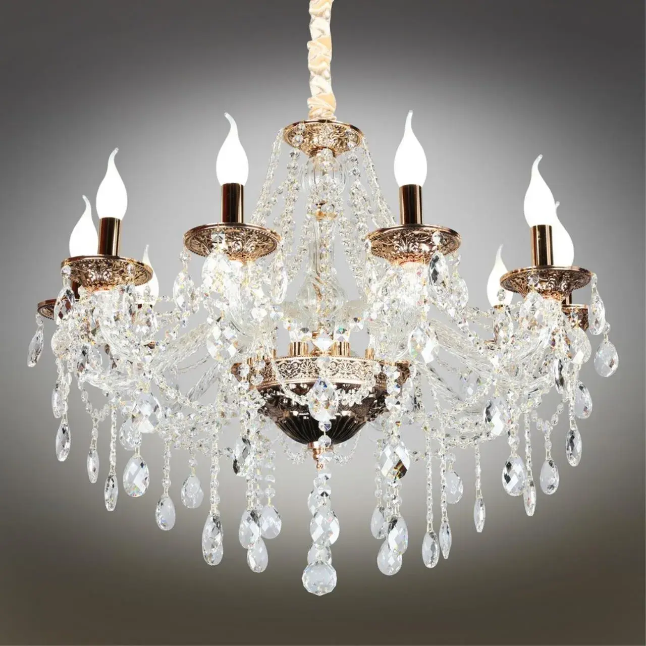 Люстра Omnilux OML-74803-10 GADONI — золотой, ракурс 2