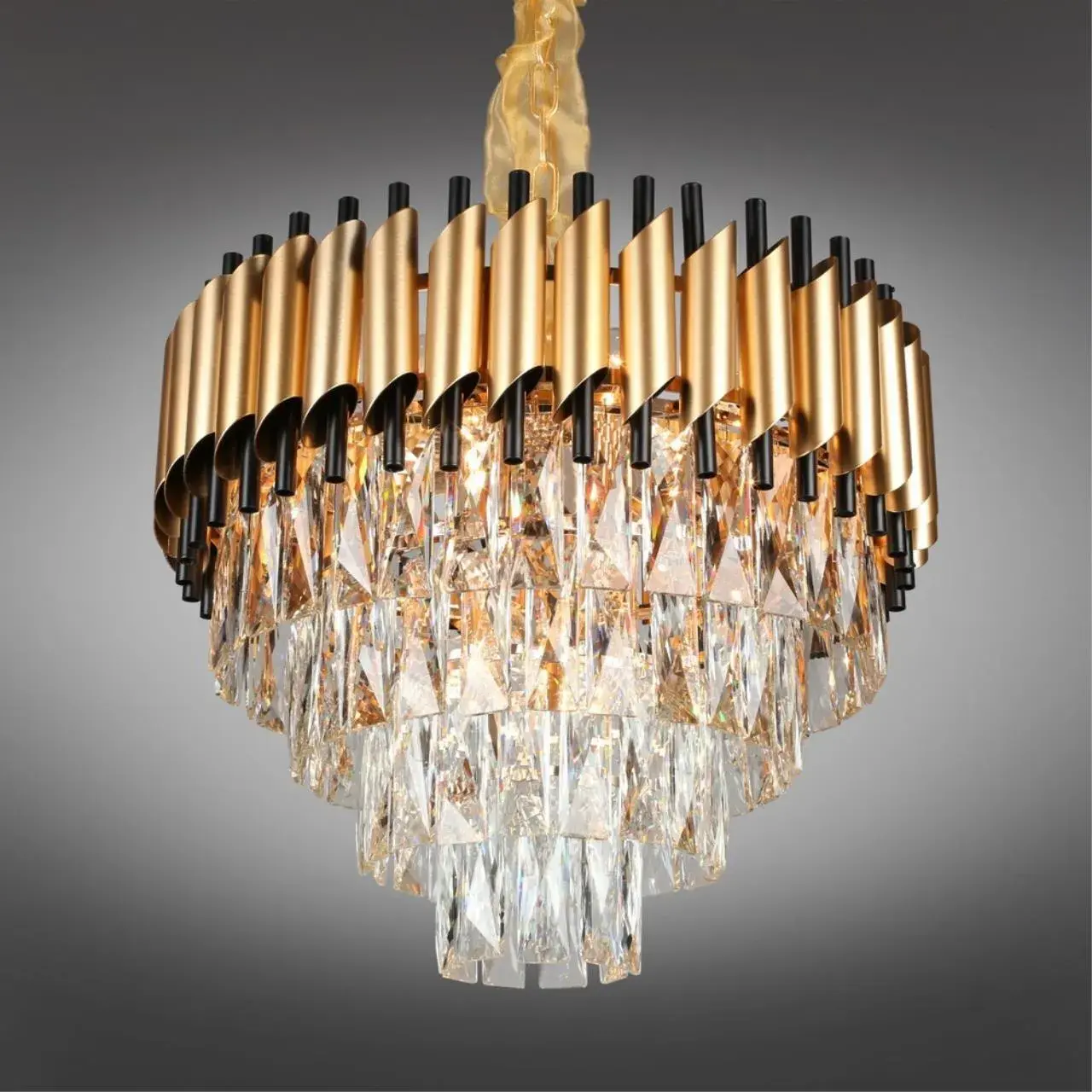 Светильник Omnilux OML-81903-12 FONTEVIVO — золотой, ракурс 2