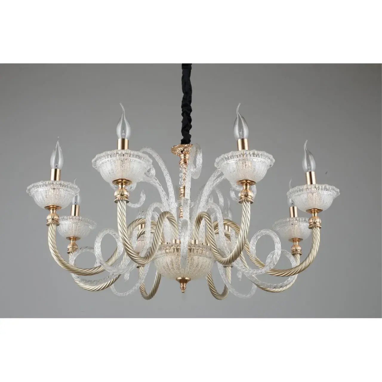 Люстра Omnilux OML-88303-08 AGEROLA — золотой, ракурс 4