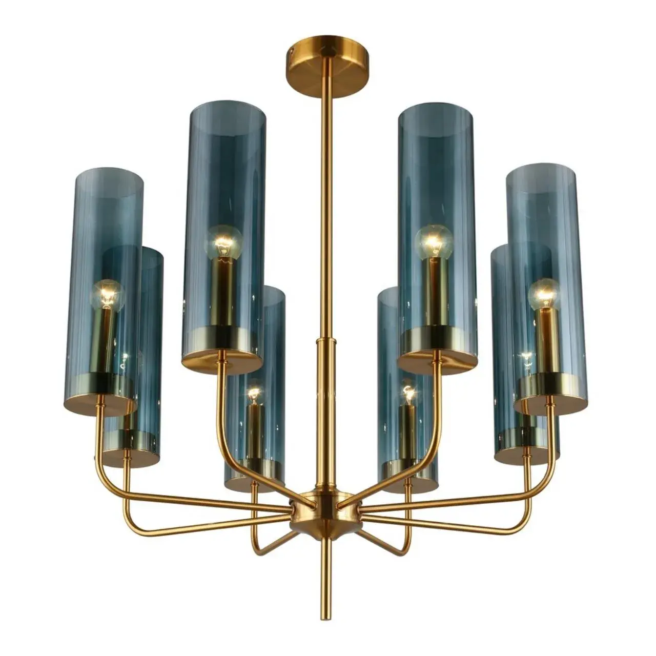 Люстра Omnilux OML-99617-08 PARRINI — бронза