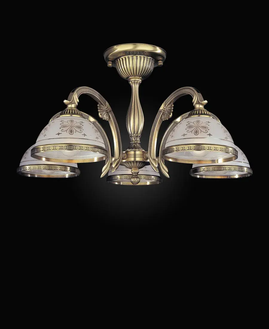 Люстра Reccagni Angelo PL 6022/5 — бронза