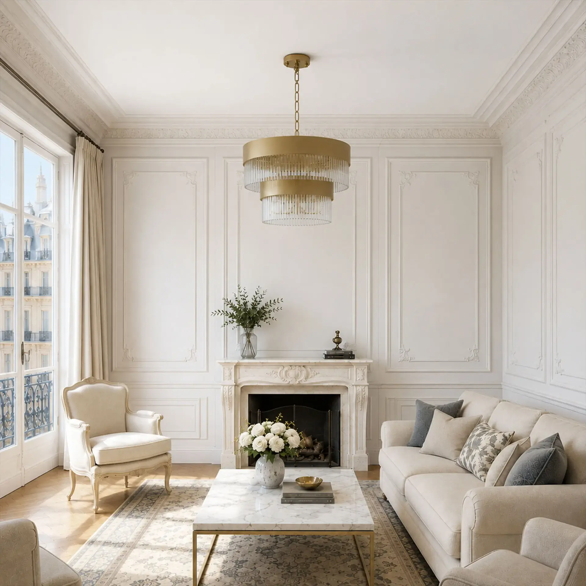 Люстра ST Luce SL1225.203.09 КОНТАТТО — золотой, ракурс 6