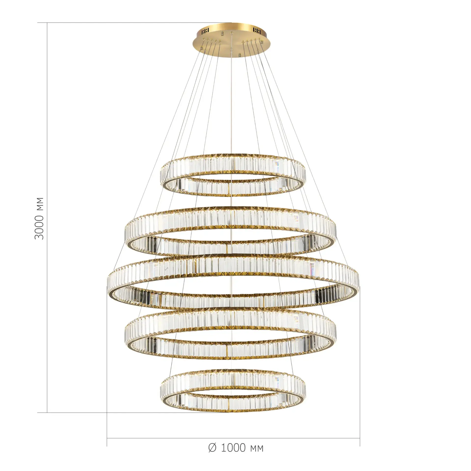 Светильник ST Luce SL1622.313.05 ТИВОЛИ — латунь, ракурс 3