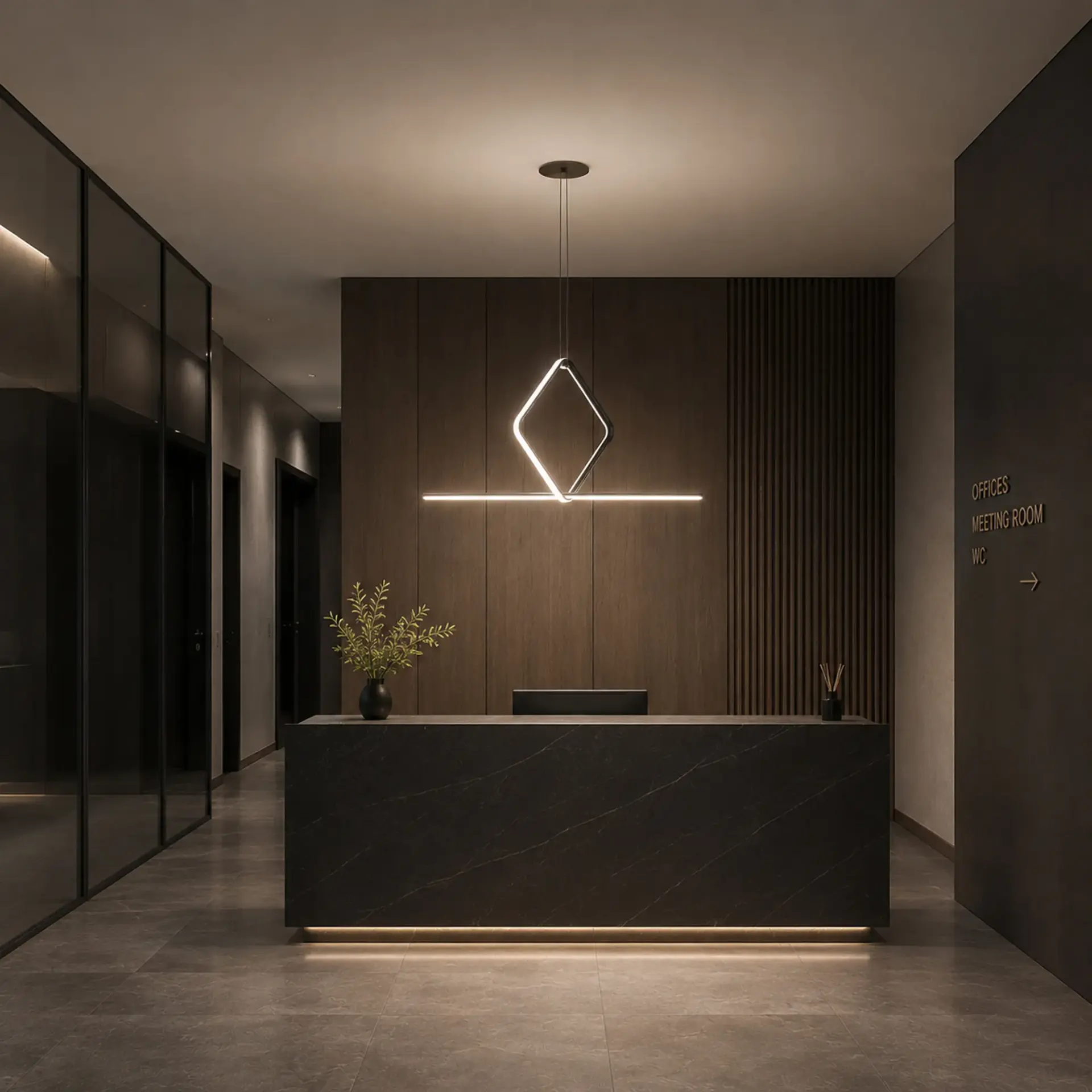 Светильник ST Luce SL6113.423.01 ГАЙА — черный, ракурс 4
