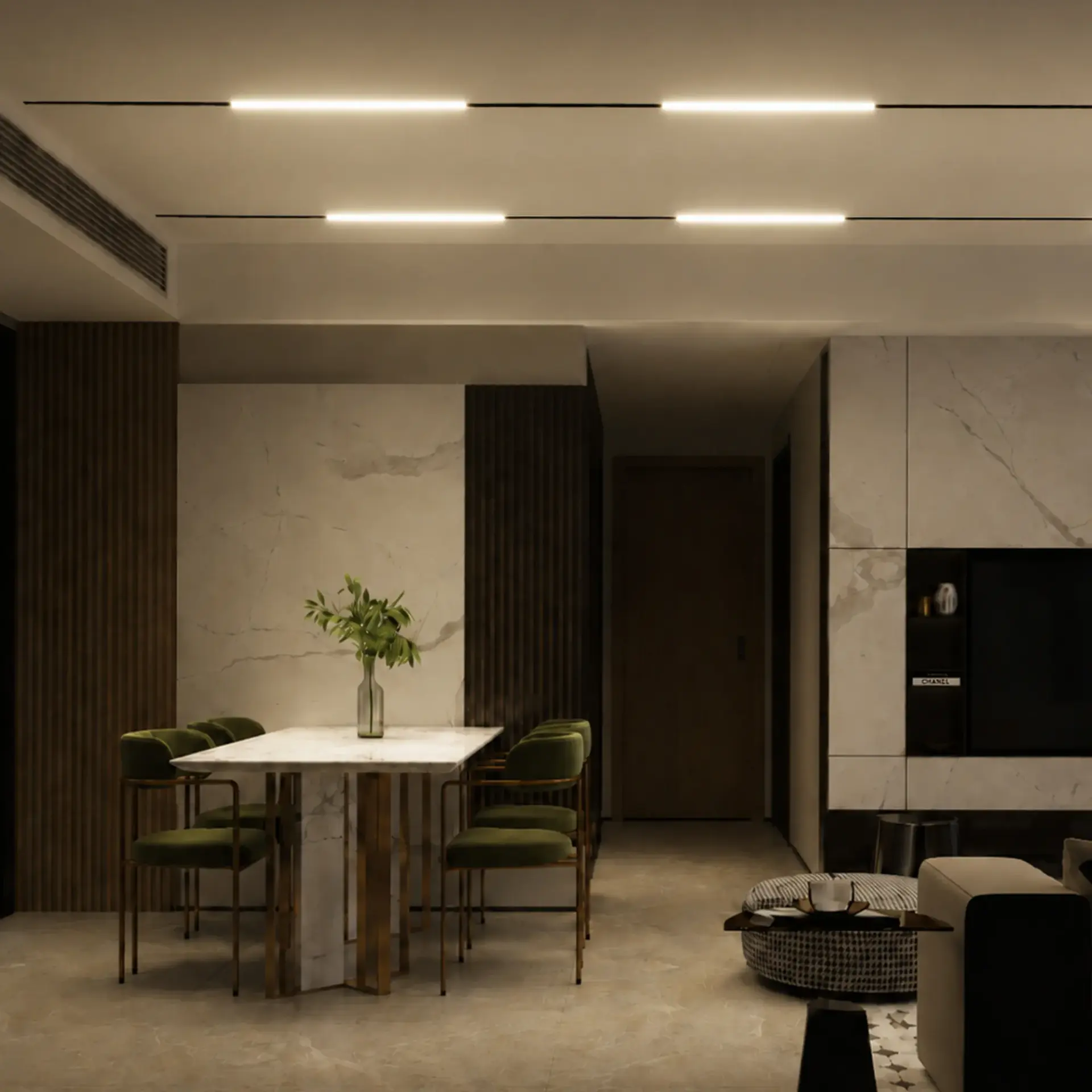 Трековый светильник ST Luce ST360.436.12 СКАЙЛАЙН 48V — черный, ракурс 5