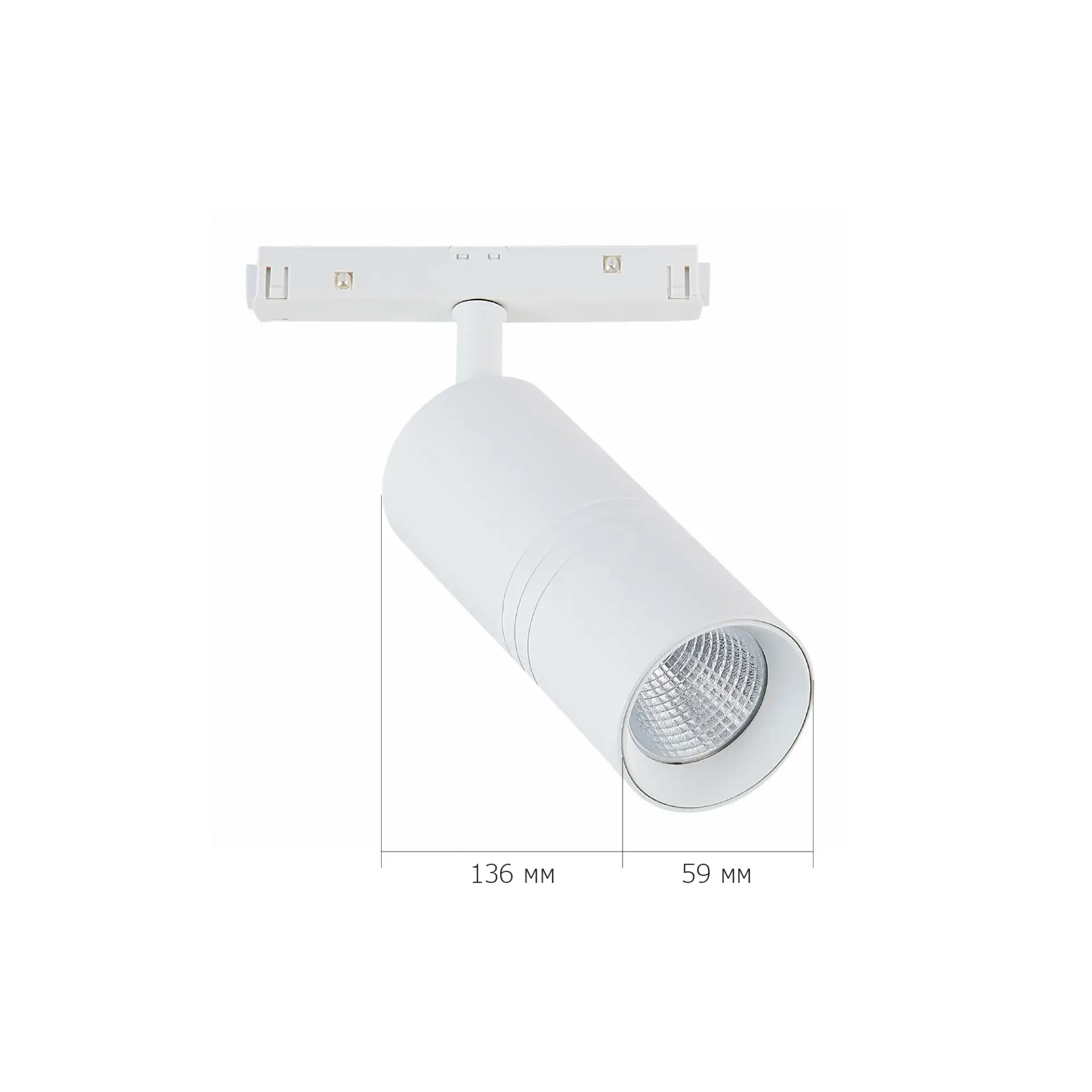 Трековый светильник ST Luce ST365.546.18 СКАЙЛАЙН 48V — белый, ракурс 4