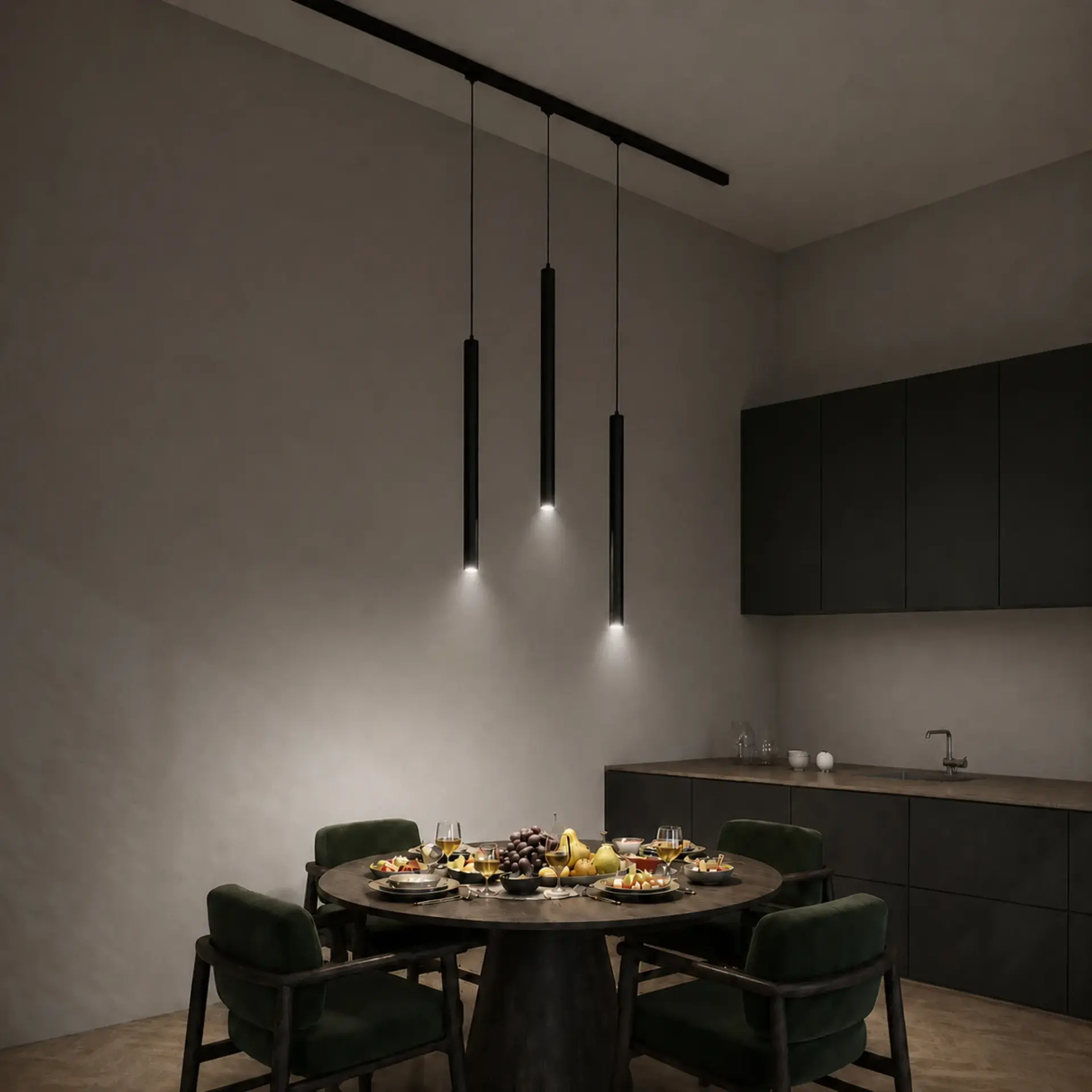 Трековый светильник ST Luce ST683.446.08 СКАЙЛАЙН 48V — черный