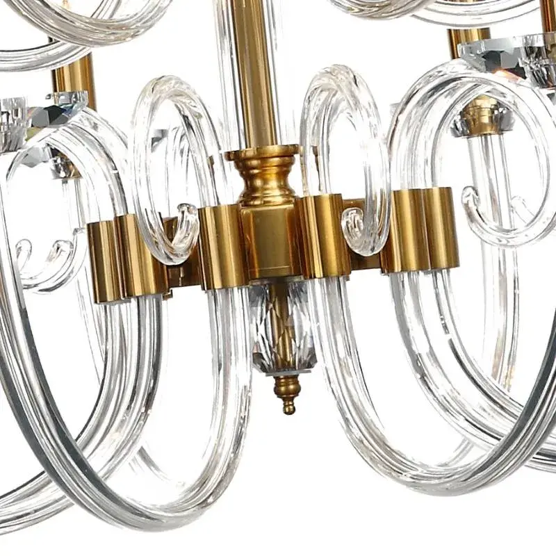 Люстра Stilfort 1050/03/15P GLASS | ГЛАСС — золотой, ракурс 3