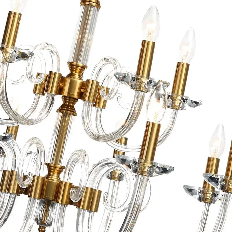 Люстра Stilfort 1050/03/15P GLASS | ГЛАСС — золотой, ракурс 4