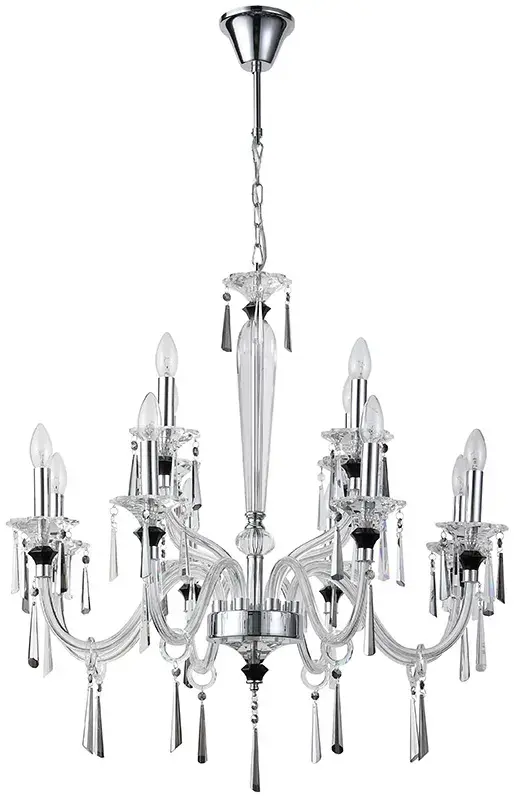 Люстра Stilfort 1052/09/12P LUSSI | ЛЮССИ — хром